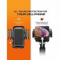 Car Phone Mount Washable Strong Sticky Gel Pad One-Touch Design Dashboard Holder