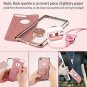 For iPhone 7/8 Plus Case Glitter Cute Girly Diamond Rhinestone Protective Pink