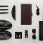 For Samsung Galaxy S10e Case Handcrafted Wallet Flip Folio Kickstand Brown