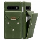 For Samsung Galaxy S10 Plus Case Lightweight Protective Card Slots Green