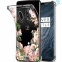 For Oneplus 6TOnePlus 6T Case Shock Absorption Flexible TPU Rubber Small Rose