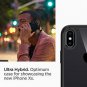 iPhone X/Xs Case Air Cushion Technology Slim Flexible Bumper Matte Black