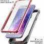 For Galaxy J3 2018 Case Rugged Heavy Duty Builtin Screen Protector Pink