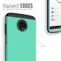 For Motorola Moto Z3/Z3 Play Case Protection Rugged but Slim Dual Layer Mint