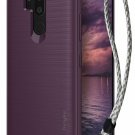 For LG G7/LG G7 ThinQ Case Flexible  Slim Dynamic Stroked Line Pattern Lilac