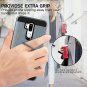 For LG G7 ThinQ Case with HD Screen Protector Degree Rotating Ring Holder Metal
