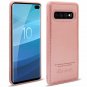 For Samsung Galaxy S10 Plus Case Wallet Detachable Leather Wrist Strap Rose Gold