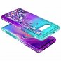 For Samsung Galaxy S10e Case Glitter Liquid Sparkle Waterfall Shockproof Aqua