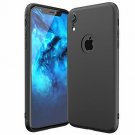 For iPhone XR Case Ultra-Thin Slim Soft Full Protective Anti-Fingerprint Black