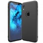 For iPhone XR Case Ultra-Thin Slim Soft Full Protective Anti-Fingerprint Black