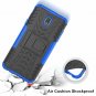 For Samsung Galaxy J3 2018 Case Air Cushion Slim Lightweight Kickstand Blue