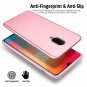 For OnePlus 6T Case Ultra Thin Simple Stylish AntiScratch Protective Rose Gold