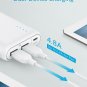 Power Bank Charger 20100 Ultra High Capacity4.8A Output PowerIQ Technology White