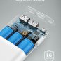Power Bank Charger 20100 Ultra High Capacity4.8A Output PowerIQ Technology White