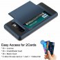 for Galaxy S10 Plus Case Wallet Card Holder ID Slot Sliding Hidden Pocket Navy