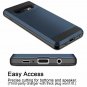 for Galaxy S10 Plus Case Wallet Card Holder ID Slot Sliding Hidden Pocket Navy