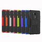 For LG G7 ThinQ Case Dual Layer Shockproof Wallet Slim Protective Cover Blue