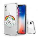 For iPhone XR Case Premium Clear Scratch-Resistant Cute Creative Artistic Cat