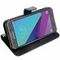 For Samsung Galaxy J7 2017 Case Luxury PU Leather Wallet Flip Protective Black
