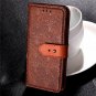 For Galaxy S7 Edge Wallet Case Ultra Slim Vintage Leather Folio Flip Book Brown