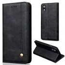 For Apple iPhone XR Case Wallet PU Leather Flip Folio Credit Card Pockets Black