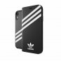 For iPhone XR case adidas Originals a PU leatherlike inlay 3 suede White/Black