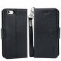 For iPhone 6/6s Wallet Case PU Leather ID&Credit Card Pockets Flip Folio Black