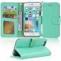 For iPhone 6/6s Wallet Case PU Leather ID&Credit Card Pockets Flip Folio Green