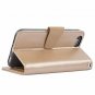 For iPhone 6/6s Wallet Case PU Leather ID&Credit Card Pockets Flip Folio Gold