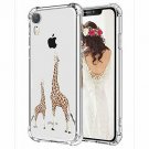 For iPhone XR Case Anti-Scratch Shock Absorbing Reinforced Bumper Cute Animals