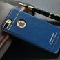 for iPhone 7/8 plus Leather Case Ultra-thin Slim Fit Protective Back Cover Blue