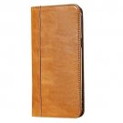 Samsung Galaxy s9 Plus Case Genuine Leather Vintage Wallet Folding Flip Brown