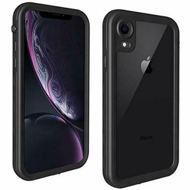 For iPhone XR Case Drop Resistance Shockproof Full-Body Rugged Cover Black