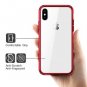 for iPhone Xs/X Case Anti Scratch Shock Absorption Cover Soft flexible TPU Red