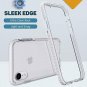 For iPhone XR Case Clear Thin Slim Anti-Slippery Shockproof Bumper White