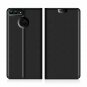 For Huawei PSMART Wallet Case Leather Flip Book Viewing Stand Card Holder Black