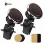 Magnets Phone Holder 2 Pack Adjustable Swivel Head Car Cradles & Mounts Clip
