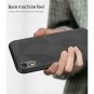 For iPhone XR Case Black TPU Wireless Charging Matte Finish Slim Profile Black