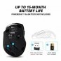Wireless Mouse 2.4G USB Receiver 5 Adjustable DPI Levels 6 Buttons Blue