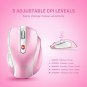Wireless Mouse 2.4G USB Receiver 5 Adjustable DPI Levels 6 Buttons Pink