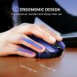 Wireless Mouse USB Receiver 5 Adjustable DPI Levels 6 Buttons Sapphire Blue