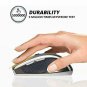 Wireless Mouse 2.4G USB Receiver 5 Adjustable DPI Levels 6 Buttons Grey