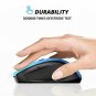 Wireless Mouse Optical USB Receiver 2.4G 5 Adjustable DPI Levels 6 Buttons Blue