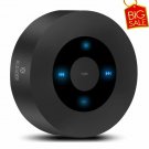 LED Touch Design Bluetooth Speaker Portable Wireless Speakers with HD Black