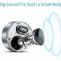 LED Touch Design Bluetooth Speaker Portable Wireless Speakers with HD Silver