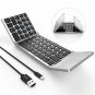 Bluetooth Keyboard Jelly Comb Dual Mode USB Wired  Bluetooth Keyboard Silver