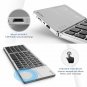 Bluetooth Keyboard Jelly Comb Dual Mode USB Wired  Bluetooth Keyboard Silver
