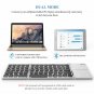 Bluetooth Keyboard Jelly Comb Dual Mode USB Wired Bluetooth Keyboard Silver
