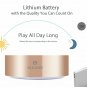 LED Touch Design Bluetooth Speaker Portable Wireless Speakers with HD Gold