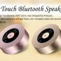 LED Touch Design Bluetooth Speaker Portable Wireless Speakers with HD Gold